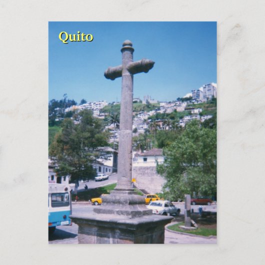 Carte Postale Croix à Guápulo (Devant)
