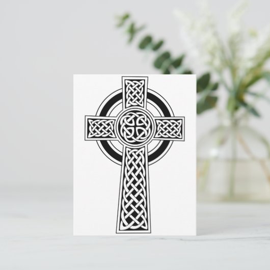 Carte Postale Croix celtique (Debout devant)