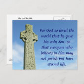 Carte Postale Croix celtique (Devant / Derrière)