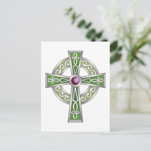 Carte Postale Croix celtique (Debout devant)