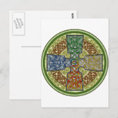 Carte Postale Croix celtique 4-Color (Devant / Derrière)