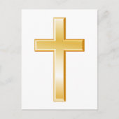 Carte Postale Croix chrétienne (Devant)