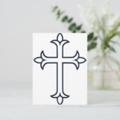 Carte Postale Croix chrétienne typique (Debout devant)