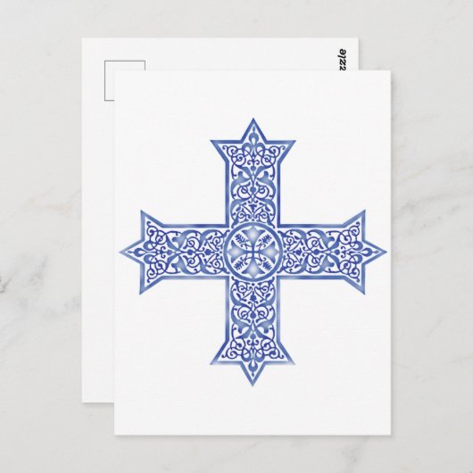 Carte Postale Croix copte (Devant / Derrière)