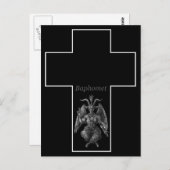 Carte Postale Croix de Baphomet (Devant / Derrière)