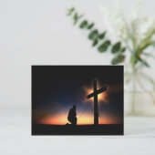 Carte Postale Croix de crucifixion Jésus Christ (Debout devant)