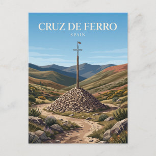Carte Postale Croix de Fer Foncebadón Espagne