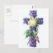 Carte Postale Croix de Fleurs vintages (Devant / Derrière)