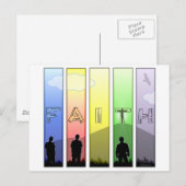 Carte Postale Croix de foi (Devant / Derrière)