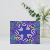 Carte Postale Croix de lavande et de violet (Debout devant)