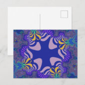 Carte Postale Croix de lavande et de violet (Devant / Derrière)