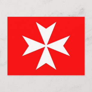 Carte Postale Croix de Malte