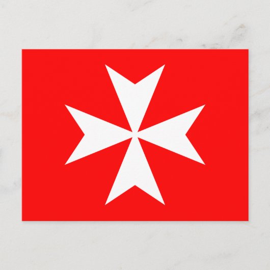 Carte Postale Croix de Malte (Devant)