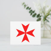 Carte Postale Croix de Malte (Debout devant)