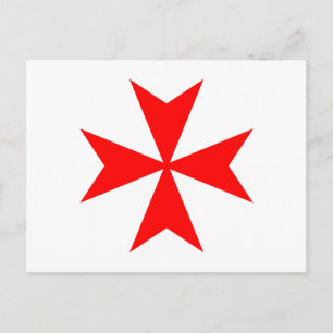 Carte Postale Croix de Malte