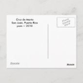 Carte Postale Croix de Marta (Dos)