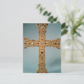 Carte Postale Croix de reliquaire de l'abbaye de Valesse (Debout devant)