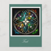 Carte Postale Croix de verre brillant (Devant)