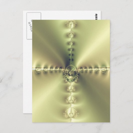 Carte Postale Croix d'or (Devant / Derrière)