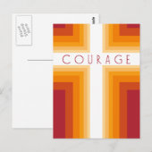 Carte Postale Croix du Courage (Devant / Derrière)