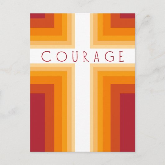 Carte Postale Croix du Courage (Devant)
