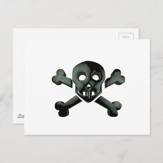 Carte Postale croix du crâne (Devant / Derrière)
