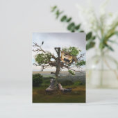 Carte Postale Croix du soldat tombé (Debout devant)