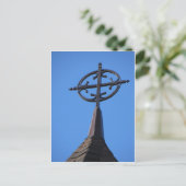 Carte Postale Croix du Steeple métallique (Debout devant)