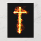 Carte postale Croix flamme (Devant)