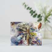 Carte Postale croix fresque (Debout devant)