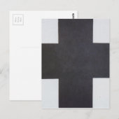 Carte Postale Croix noire par Kazimir Malevich (Devant / Derrière)