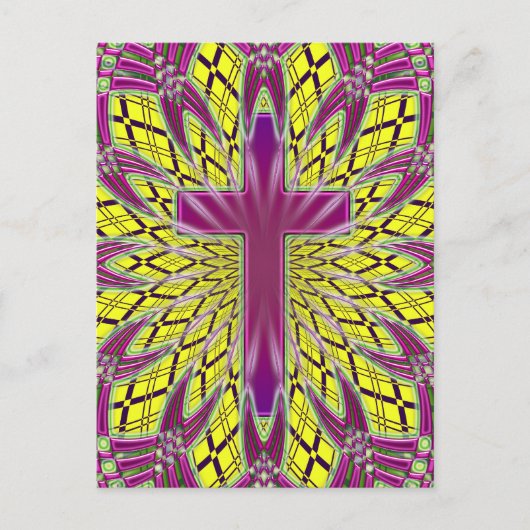 CARTE POSTALE CROIX ORNAMENTALE (Devant)