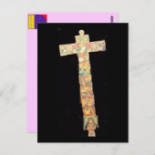 Carte Postale croix orthodoxe (Devant / Derrière)