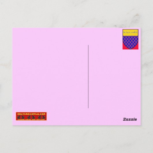 Carte Postale croix orthodoxe (Dos)