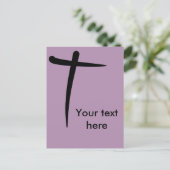 Carte Postale Croix peinte (Debout devant)