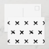 Carte Postale Croix Polkadot - Dense (Devant / Derrière)