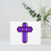 Carte Postale Croix pourpre (Debout devant)