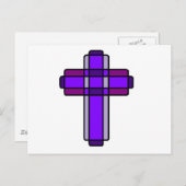 Carte Postale Croix pourpre (Devant / Derrière)