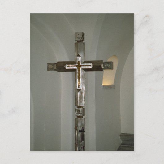 Carte Postale Croix processionnelle dans les catacombes (Devant)