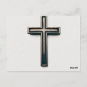 Carte Postale Croix religieuse (Dos)