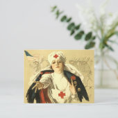 Carte Postale Croix Rouge (Debout devant)