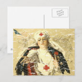 Carte Postale Croix Rouge (Devant / Derrière)
