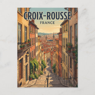 Carte Postale Croix-Rousse France