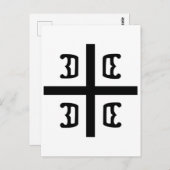 Carte Postale Croix serbe (Devant / Derrière)