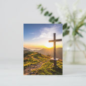 Carte Postale Croix sur colline (Debout devant)