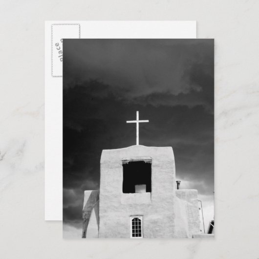 Carte Postale Croix sur la plus ancienne église, San Miguel, Pèr (Devant / Derrière)