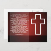 Carte Postale Croix & Verse (Devant / Derrière)