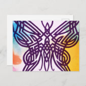 Carte Postale Crop de papillon (Devant / Derrière)