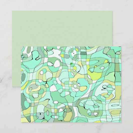 Carte postale croquants verts (Devant / Derrière)