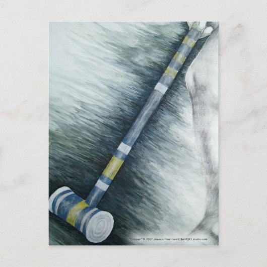 Carte postale Croquet (Devant)